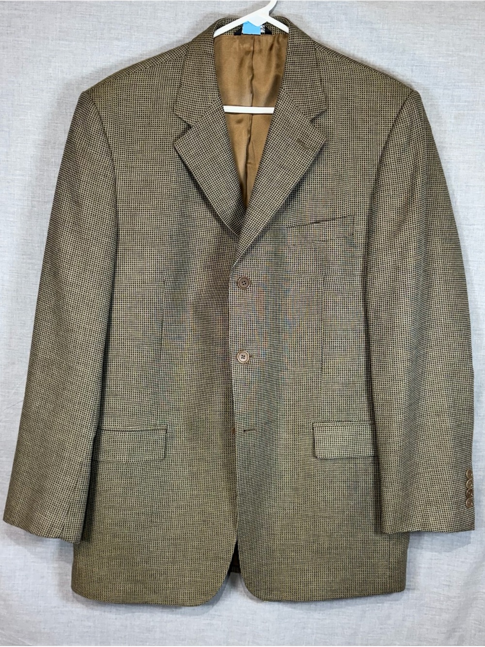 Zanieri Men's Brown Houndstooth Sport Coat Blazer
